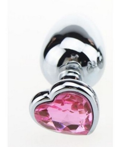 PLUG ANALE METALLO LARGE PINK UNISEX TOYS S/CONF. REGALO