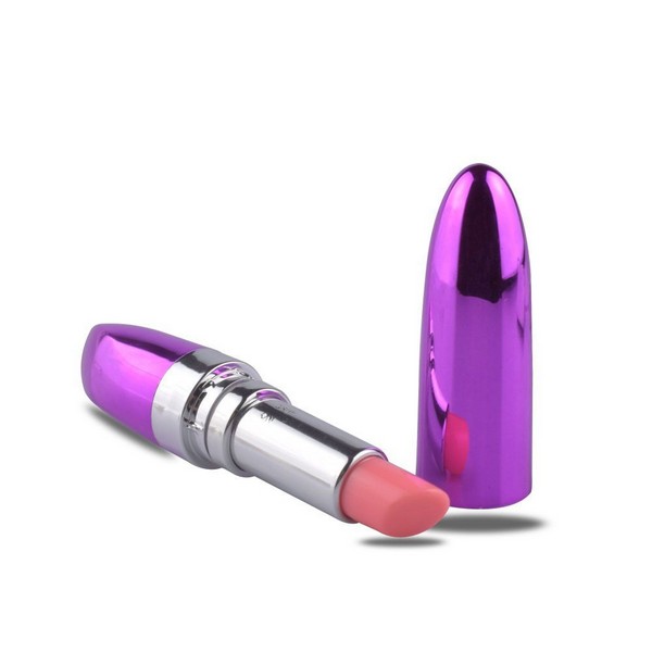 Vibratore Rossetto Happy Clit Rosa Discreto Silenzioso da Borsetta Stimolatore