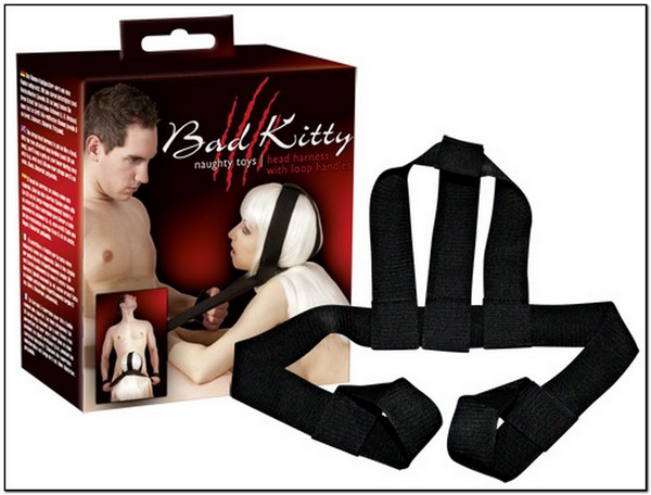 COSTRITTIVO SADOMASO A CINGHIE  HEAD HARNESS WITH LOOP HANDLES
