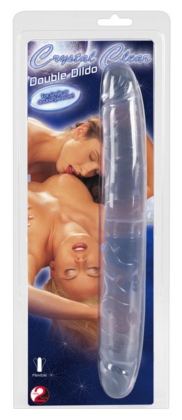 DILDO DOPPIO JELLY TRASPARENTE  YOU2TOYS COPPIA FLESSIBILE