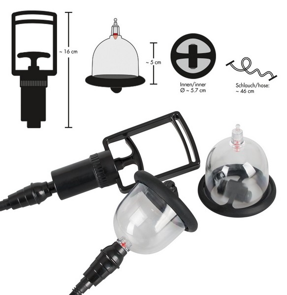 BAD KITTY VENTOSE PER DONNA CON VIBRAZIONE TRASPARENTI