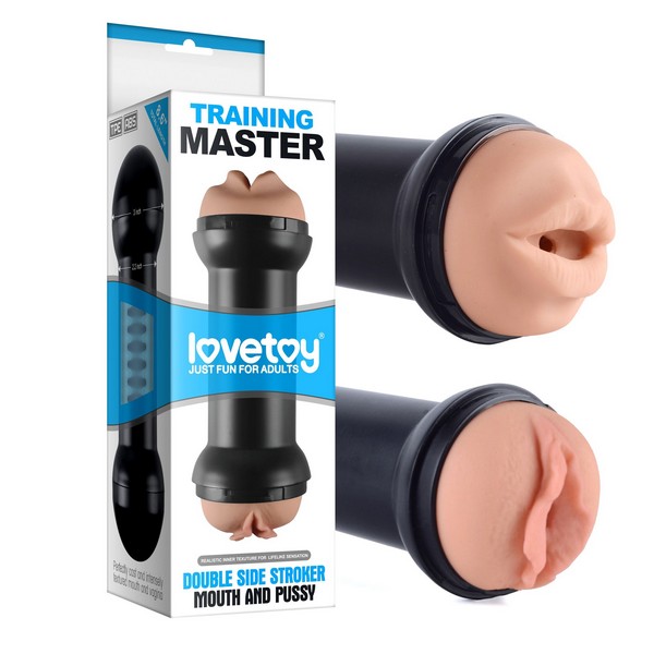Masturbatore Mouth and Pussy: Doppia Stimolazione Realistica per Uomo