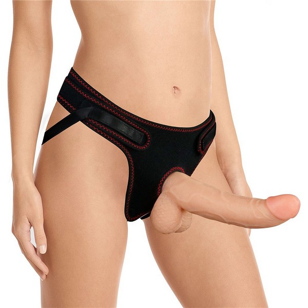 Strap On Realistico Delicious 21,5 cm | Fallo Rimovibile con Ventosa