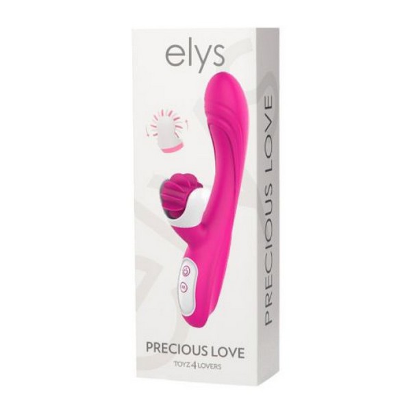 Precious Love: Vibratore Design con Lingue Rotanti e Ricarica Magnetica