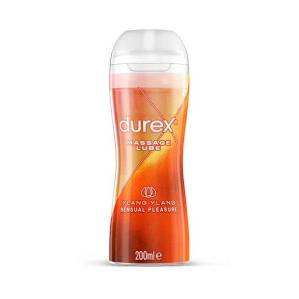 DUREX MASSAGE 2 IN 1 CON YLANG YLANG  STIMOLANTE LUBRIFICANTE MASSAGGI